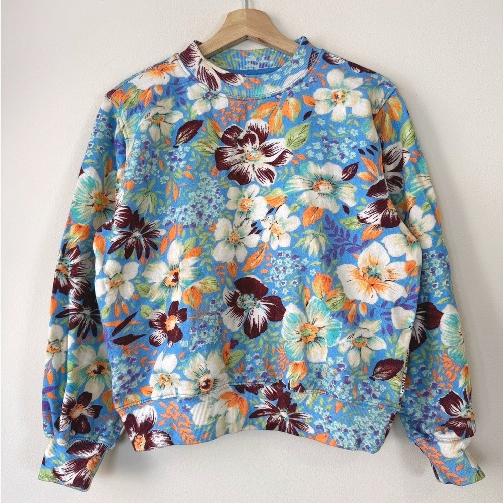 MOLO Colorful Floral Flower AOP Sweatshirt - XS/S